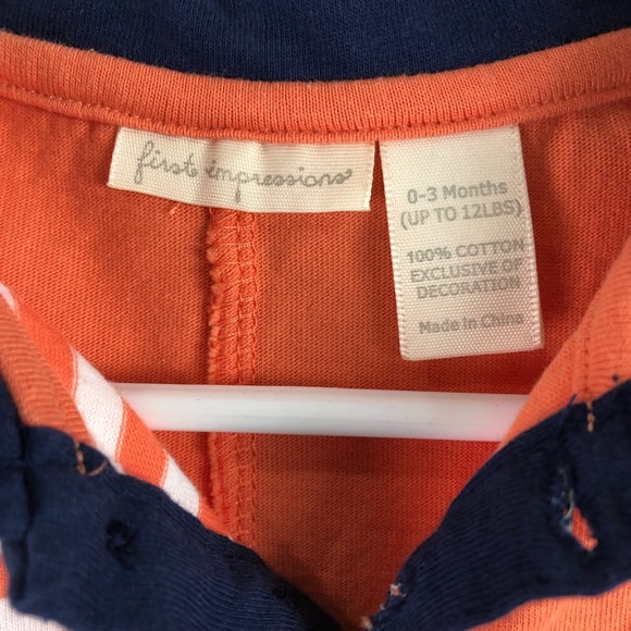 First Impressions~Cotton Giraffe Romper - Picture 3 of 4